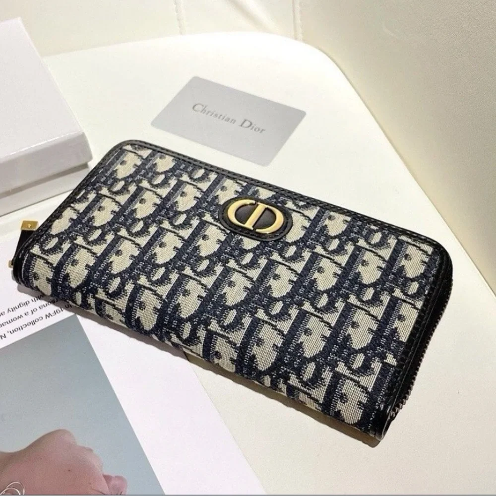 Dior Black and White Women's Wallet